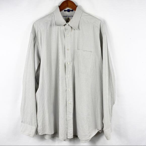 TOMMY HILFIGER Men's Long Sleeve Shirt in Size 17 1/2 - Picture 1 of 4